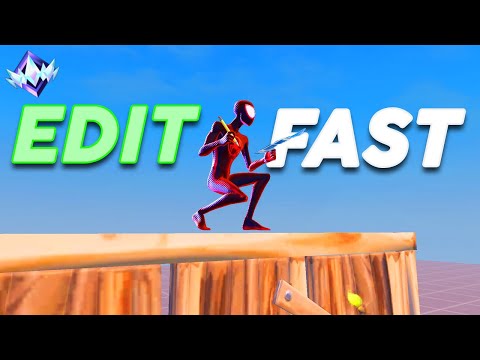 How to EDIT FASTER in FORTNITE! (Get Rapid Mechanics)