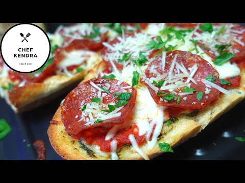 French Bread Pizza! Easier than regular pizza/ Just as delicious/ Pepperoni French Bread Pizza