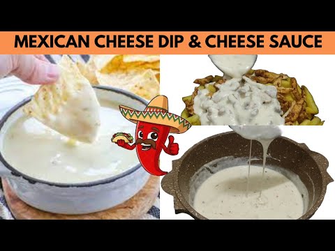 Easy Cheese Sauce Recipe | Home Made Cheese Sauce | Mexican cheese dip | tasty food #sauce