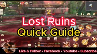 Draconia Saga: Quick Guide on Lost Ruins