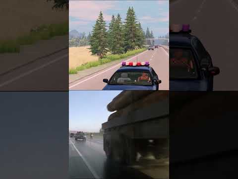 FINAL DESTINATION 2 vs BeamNG.Drive 🚚💥🚓 Highway Crash Scene Comparison