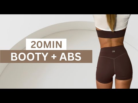 DAY 5: 20 MIN BOOTY + ABS WORKOUT || Optional Booty Band, No Repeats