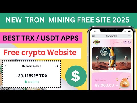 new Usdt earning Apps 2025 | Free usdt income website | Tron Mining site