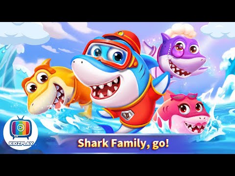 Baby Shark Family Rescue Team | Sharks Help Team Mission | Baby Cartoon | KIDZPLAY