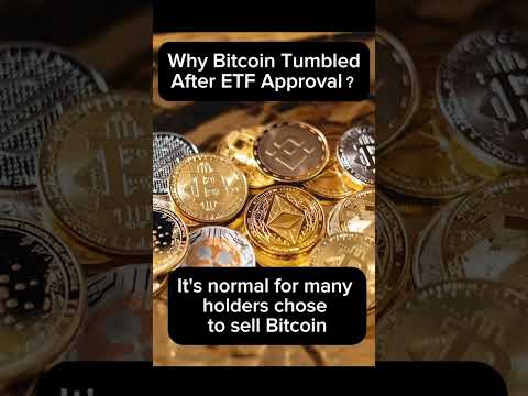 🤔Why BTC Tumbled After ETF Approval?! #shorts #crypto #bitcoin