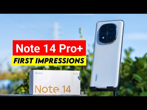 Redmi Note 14 Pro Plus First Impression | Redmi Note 14 Pro+ Full Specs & Launch Date in India