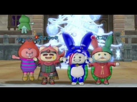 【ドラクエ10】メリークリスマス🎄福引祭り開幕！夜に備えて1等いっぱい当てるうさ！🐰20241225