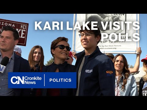 Kari Lake Visits Polls