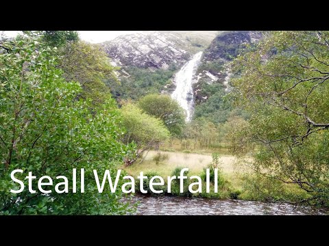 A walk to Steall Falls over the wire bridge, Glen Nevis, Scotland. (filmed using the insta360 GO)