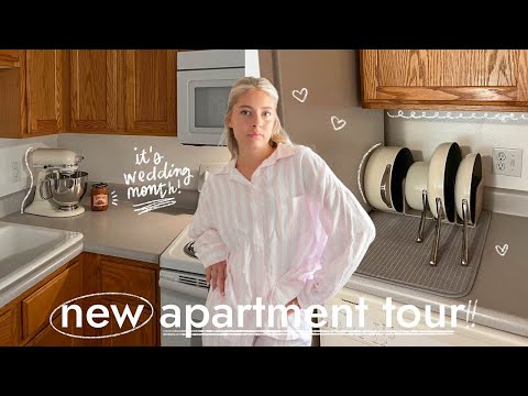 MY NEW APARTMENT TOUR (trying to decorate on a budget!)