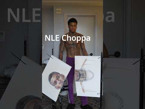 NLE Choppa CHOPPED my Oil painting