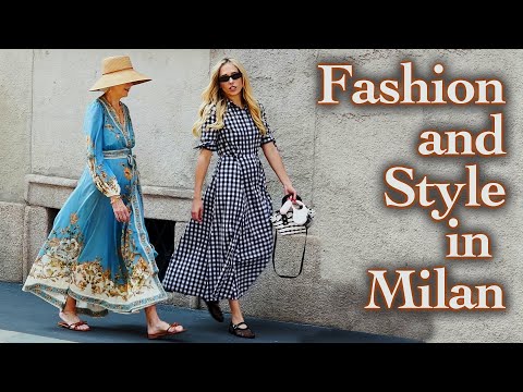 Fashion and Style in Milan. The most gorgeous summer 2024 outfits. Style Secrets from the Milanese