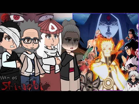 Konoha Council Elders + 3rd Hokage react to 4th Great Ninja War || Naruto