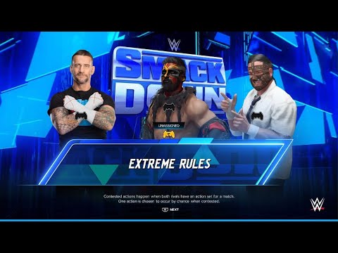 WWE 2K24 AWA knockdown live: Daniel vs David lee vs CM Punk