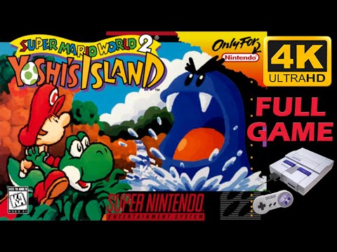 Super Mario World 2: Yoshi's Island [SNES] - Full Game Walkthrough / Longplay (4K60ᶠᵖˢ UHD)