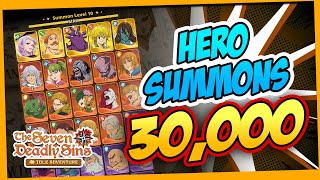 😎30,000 MASSIVE SUMMONS | Seven Deadly Sins Idle