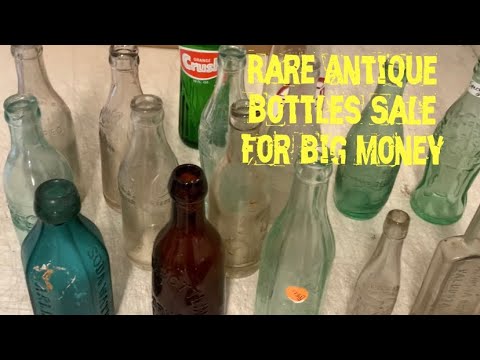 What is selling on eBay for Big Money Rare Antique Bottles Collectibles Vintage What sold video