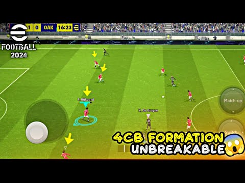 Unbreakable 4CB Formation For Xabi Alonso's Quick Counter Playstyle || eFootball 2024 Mobile