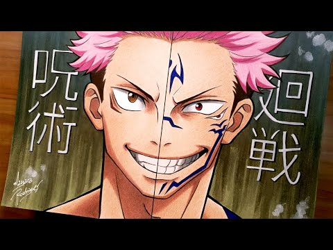 Drawing ITADORI YUUJI | RYOMEN SUKUNA [Jujutsu Kaisen]