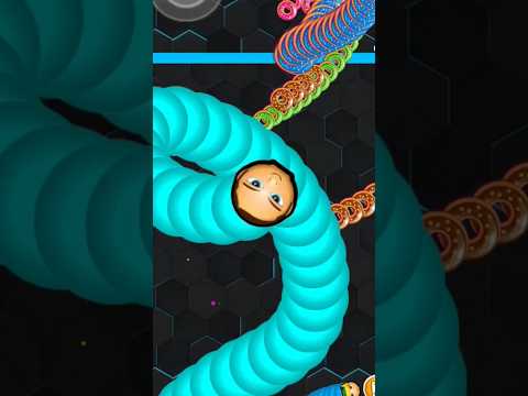 Worms zone io !! Cacing besar superhero Oikoyo || slither snake