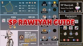 SP RAWIYAH GUIDE - HOW TO BUILD AND USE HER [Sword of Convallaria]