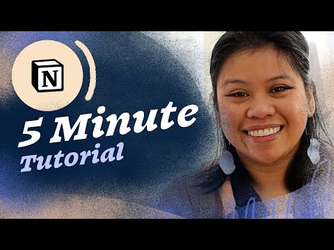 5-Minute Tutorial: How to Use Notion for Beginners