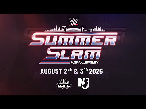 SummerSlam is coming to MetLife Stadium in East Rutherford, NJ on August 2 & August 3, 2025!