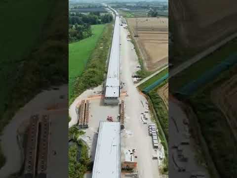 Verona-Padua High Speed-High Capacity railway: an aerial view!