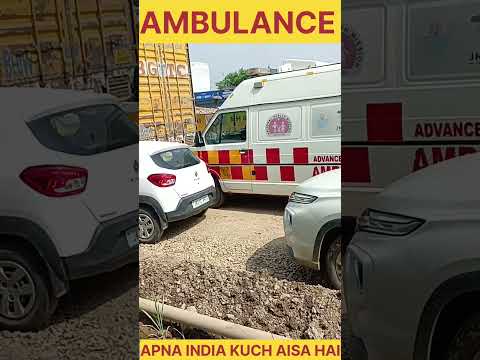 Ambulance stuck in traffic #shortsfeed #jammukashmir #samba