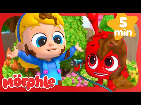 Muddy Morphle's Bath Time Challenge! | Morphle TV #shorts | Fun Kids Cartoon