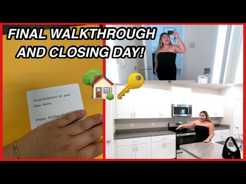 WE BOUGHT A BRAND NEW HOUSE! Final walk through + closing date! | VLOG