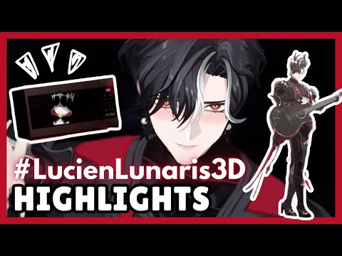 Pretty Vampire Lucien is here in 3D! | #LucienLunaris3D Highlights