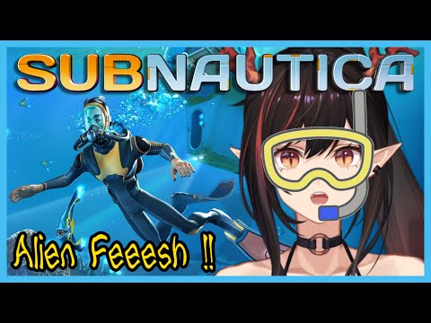 【SUBNAUTICA】FIRST TIME Exploring the deep waters xD【Kion Dojima | AkioAIR】