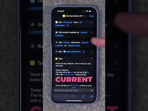 Useful Morning Routines with ChatGPT-4o #shortcuts