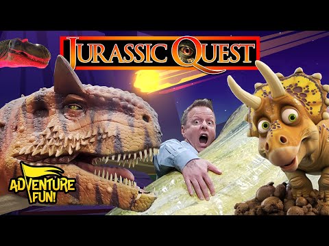 Jurassic Quest, Giant Dinos, Traveling Dinosaur Park, Museum and World Review AdventureFun!