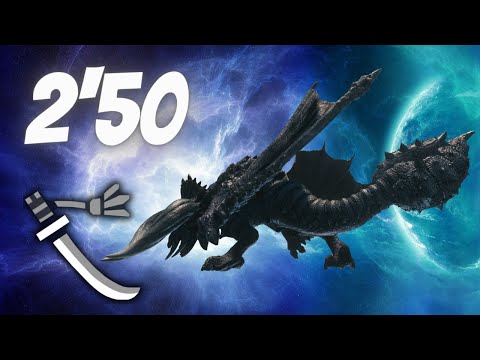 MHW Iceborne Black Diablos 2'50 Long Sword WR