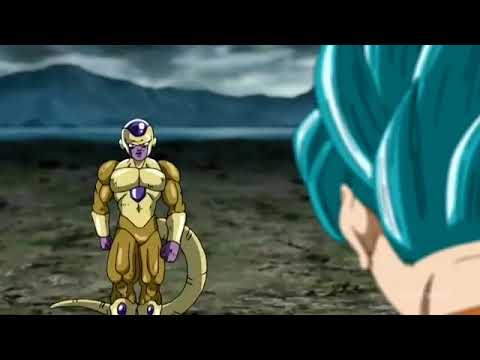 Frieza sees beerus on planet Earth.