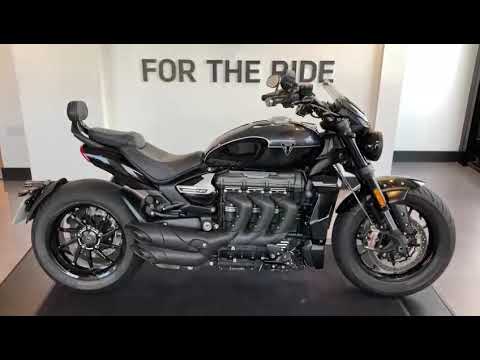 Triumph Rocket 3 GT Storm finished in Granite / Sapphire Black