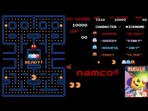 PAC MAN (NAMCO) NINTENDO GAME | TRICK PAC MAN