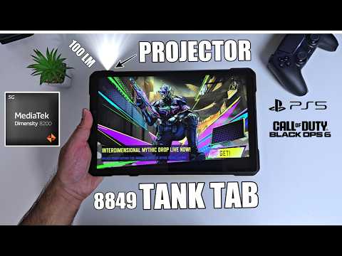 World's 1st Android Tablet Projector: 8849 Tank Pad (Massive 100" Movies/Gaming)