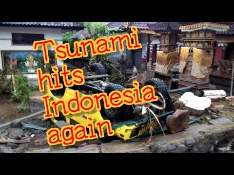 Tsunami hit indonesia Selat Sunda 62 dead and 'many missing 2018 12 22