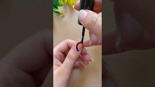 💅🖤Safety pin nail art hack #nailart2024 #youtubeshorts #shorts #shortvideo