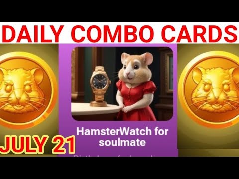 hamster Kombat daily combo cards for today July 21