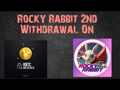 ROCKY RABBIT 🐰 Second Withdrawal || New Withdrawal update Rocky Rabbit 🐰 Telegram ||