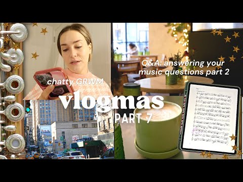 the best way to develop a beautiful flute tone (answering your music questions!) 🎶🎄 vlogmas part 7