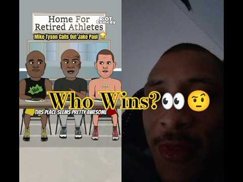 who Wins guys?? Must watch til end 😱😱👀🤨 #jakepaul #miketyson #miketysonpodcast #animation #comedy