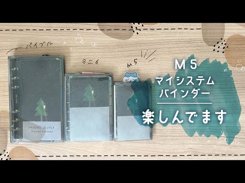 【M5の中身】マイシステムバインダーM5サイズ購入しました！