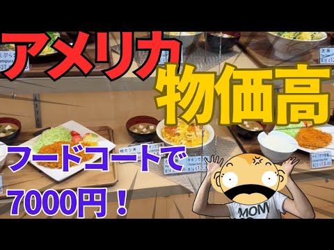 【アメリカ物価恐るべし】ダラスなのに日本な一日第2弾！フードコートで7355円？！