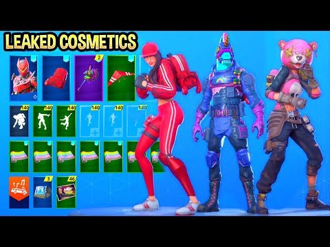 *NEW* All Leaked Skins & Emotes..! *FREE REWARDS* (SUSHI NINJA,EVIL BEAR & MORE..!)