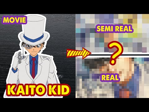 Draw Kaito Kid in Semi and Realistic Styles #conan | Huta Chan